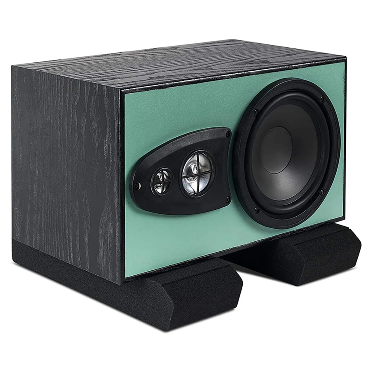 BAAU 3X Studio Monitor Isolation Speaker Pads Studio Monitor Stand Pads,Acoustical Foam for 3 Inch-10 Inch Speakers Base