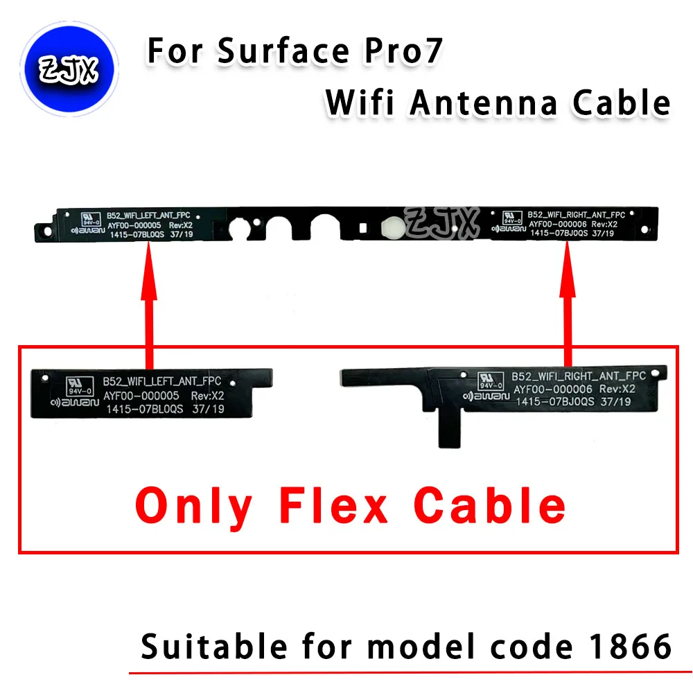 

For Microsoft Surface Pro7 WIFI Signal Antenna Flex Cable 1866 Camera Holder Plastic Frame Replacement Part