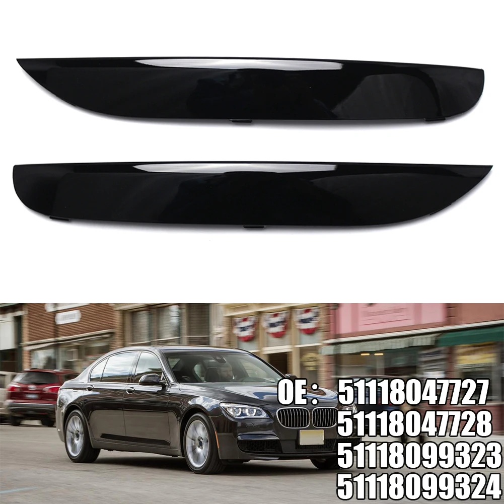 

For BMW 7 F01 F02 F04 Car Front Bumper Grill Moulding Trim Set Pair L+R 51118047727,51118047728,51118099323,51118099324