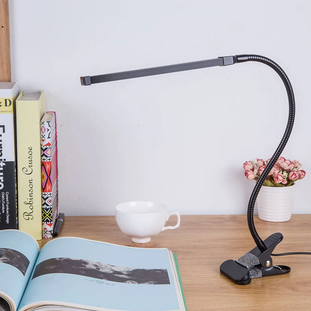 

5V USB Led Desk Lamp With Clip Flexible Table Lamp For Bedside Book Reading Study Office Work Children Night Light