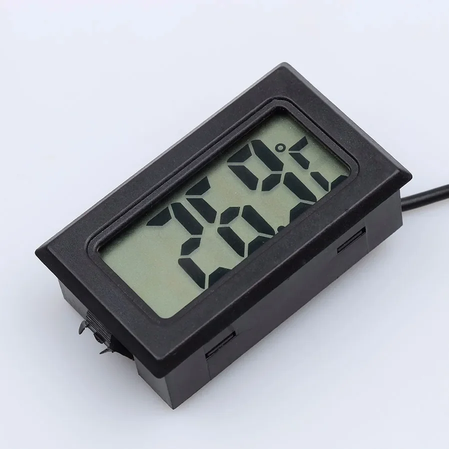 Digital Thermometer LCD Digital Thermometer Hygrometer Probe Fridge Freezer Thermometer Refrigerator Temperature Control -50~110 C With Batteries digital thermometer,refrigerator thermometer