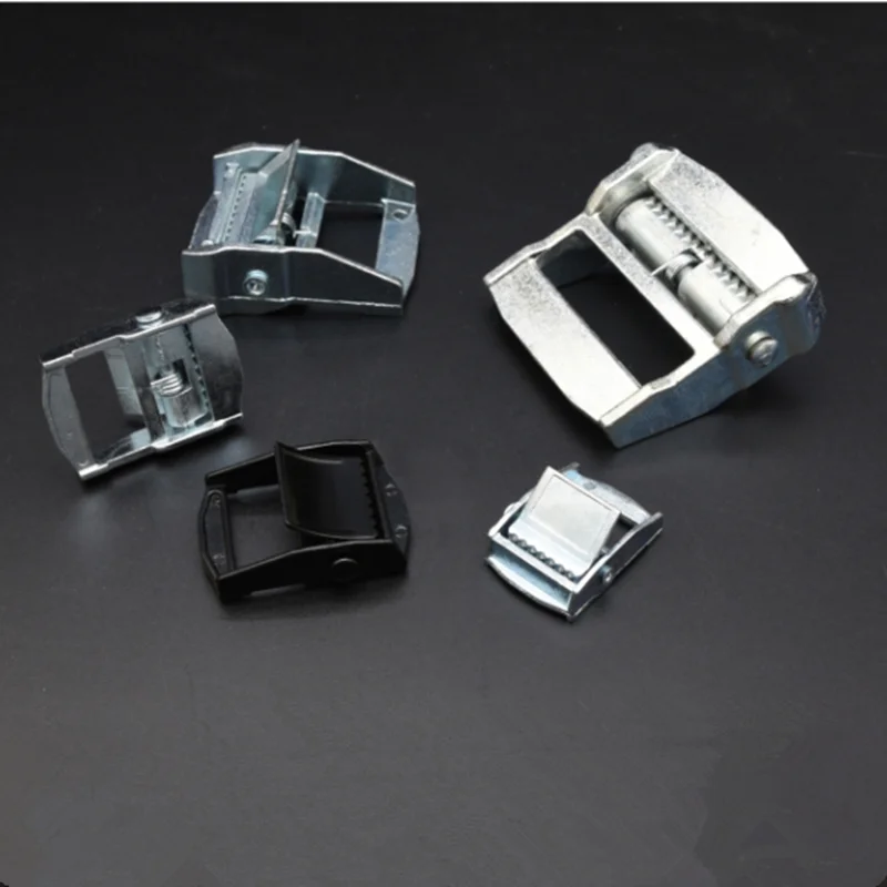 20-50mm Zinc Alloy Metal Cam Buckle Ratchet Outdoor Sports Nylon Webbing Roof Mounted Luggage Cargoes Strap Fixed Tensioner