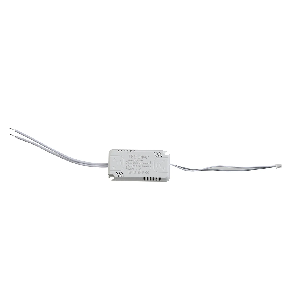 천장 램프 전원 공급 장치용 LED 드라이버 어댑터, AC165-265V 조명 변압기 패널, 240-300mA, 8-24W, 24-40W, 40-60W, 60-80W