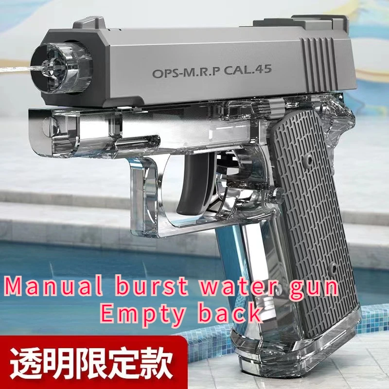 

Manual Child M1911 portable Water Spray Ultra Long Range Summer Beach Outdoor Shooting Pistol Fight Fantasy Toys for Boys Game
