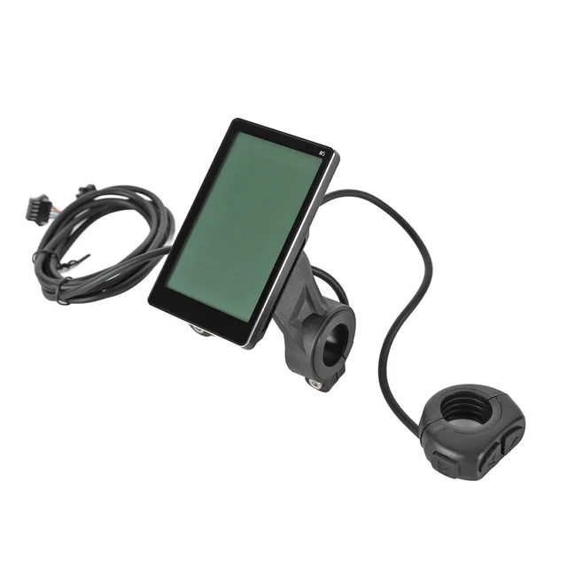 Electric Bike LCD Display ABS Ebike LCD Display Electric Scooter LCD Panel  Screen Fit For Handlebars