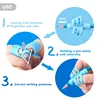 Pencil Handle Rod Grips pen Holder Grip for Kids Cute Hand writing Aid Trainer Posture Correction Pen Finger Holder 6