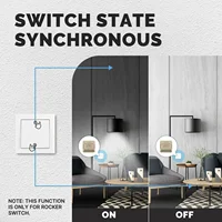 MOES Star Ring Series Mini Tuya WiFi/Zigbee Smart Switch DIY Module Light Switch 1/2 Gang Remote Control Work Alexa Google Home - Image 6