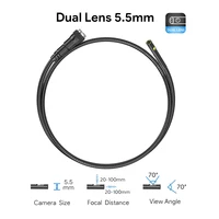 TESLONG 3.9mm 5.5mm 8mm Single/Dual/autofocus Lens Tube Camera Car Pipe Digital Inspection Borescope For NTS450A NTS300 NTS500 1