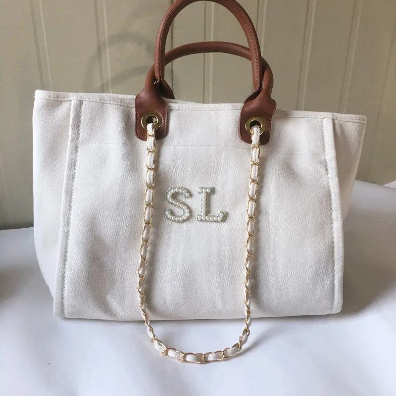 chanel beach bag tote