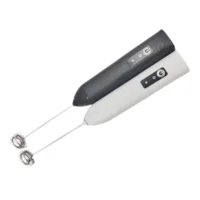 Mousseur à lait sans fil électrique type-c mélangeur à main en acier inoxydable Mini cafetière fouet mélangeur pour café Cappuccino crème 5