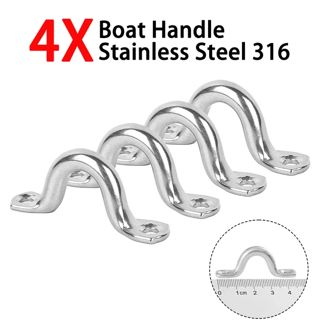 STAINLESS STEEL BUNGEE/SHOCK MARINE GRADE HEAVY DUTY SPRING HOOK - 4 SIZES  TO CHOOSE FROM MADE (IN THE USA)