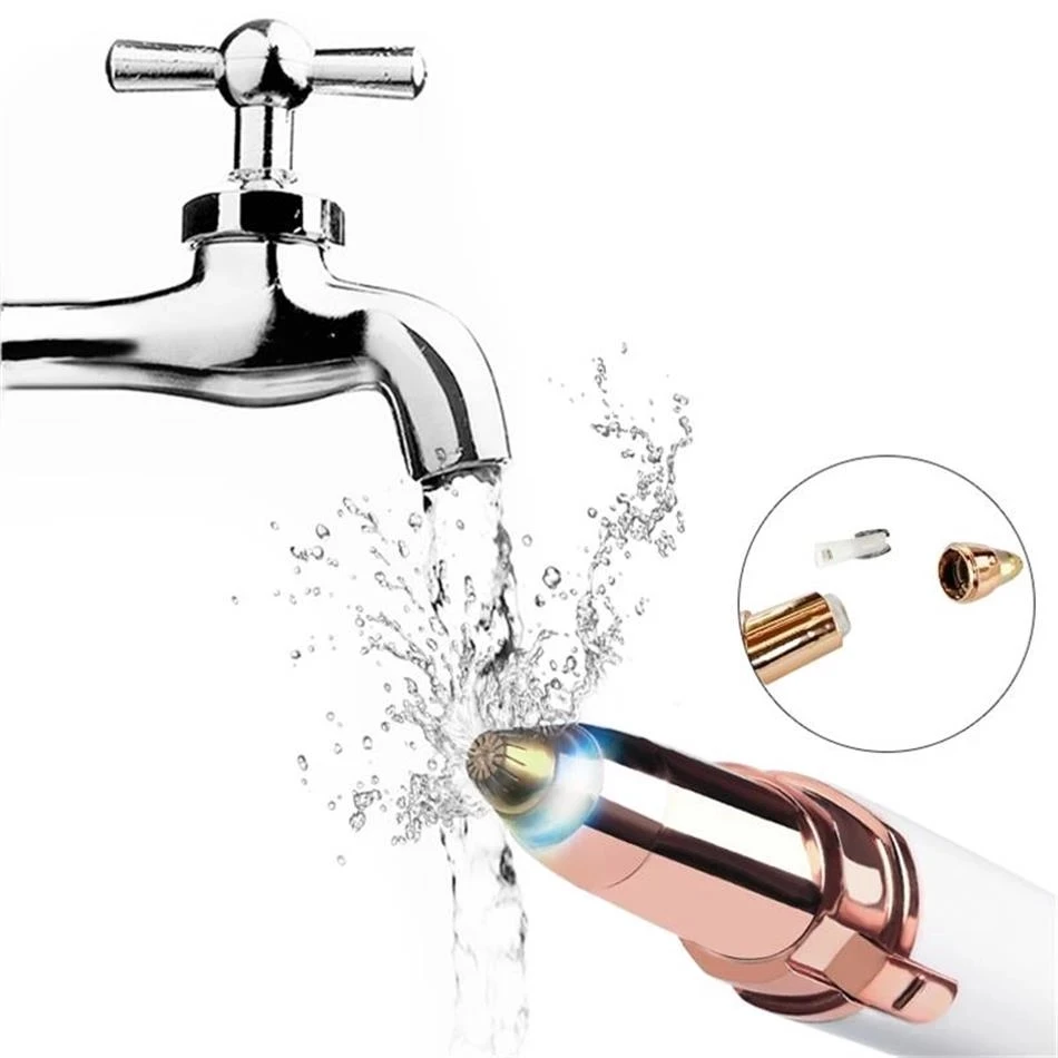 Eyebrow Trimmer Set Eyebrow Trimmer Upgrade USB Electric Eyebrow Trimmer Painless Eye Brow Epilator Nose Hairs Mini Shaver Razors Portable Facial Hair Remover Women