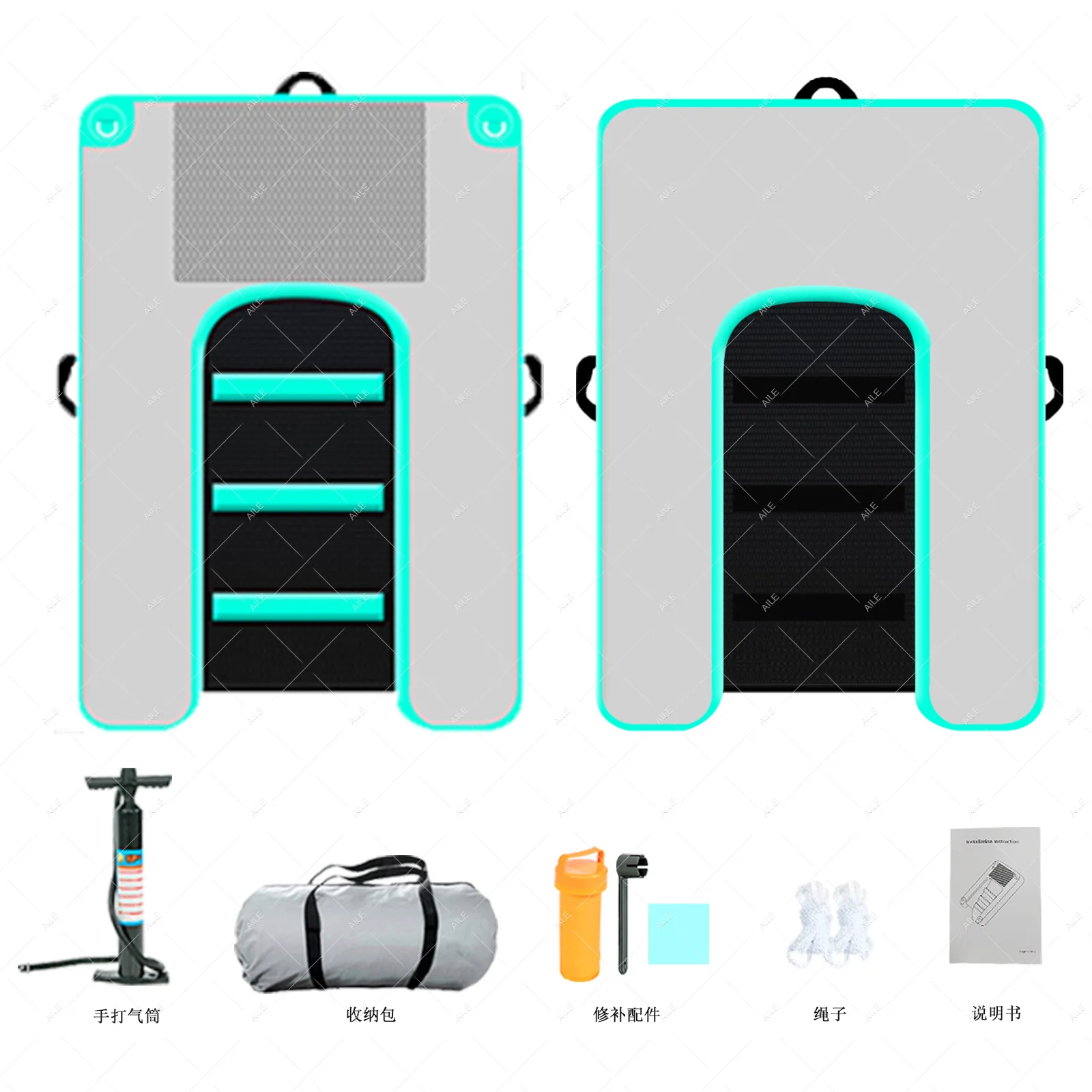 Rampa inflable para perros, escalera de descanso y escalada para piscina, transportines premium para mascotas.