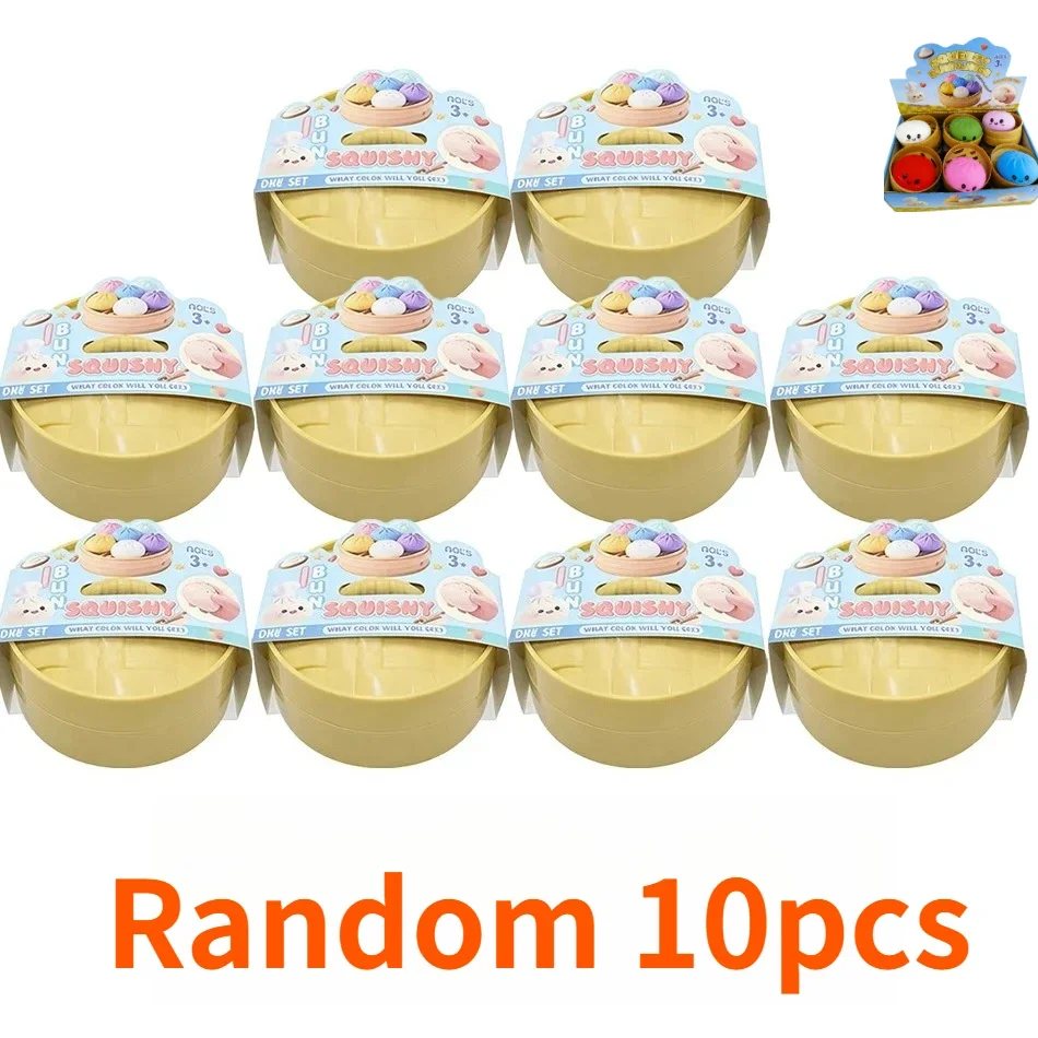 Vibrant Dumpling Squishy Toy for Stress and Anxiety Relief