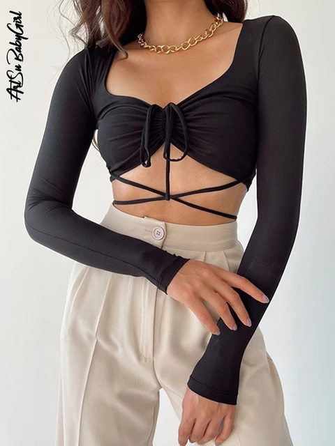 Long Sleeve Crop Top