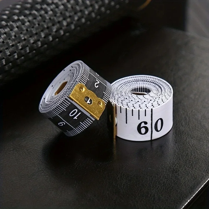 1/2pcs-150cm/60 바디 측정 눈금자 봉제 재단사 줄자 센티미터 미터 봉제 측정 테이프 소프트 테이프 테이프