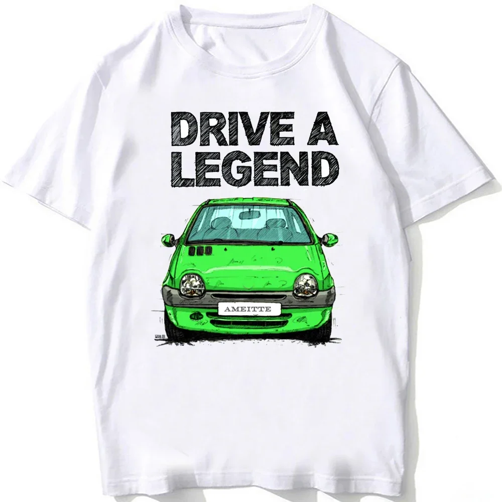 2026 New Drive A Legend Twingo Late Halogen Model Sport Car T-Shirt Boy White Tees Man's Clothing Summer Casual T Shirt