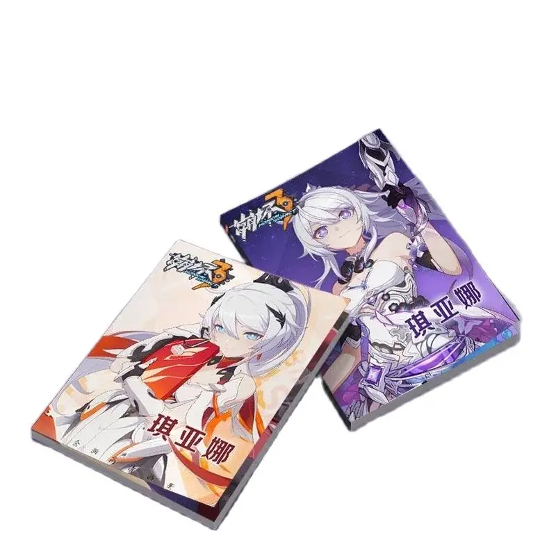 Honkai Impact 사진 앨범 포토북 세트, 배지 포스터 포함, 미니 카드 스티커, 그림책, 3rd Kiana Kaslana