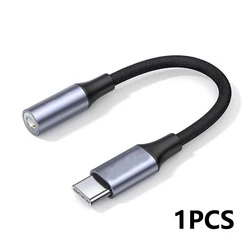 Premium Type - C to 3.5mm Audio Adapter - High - Quality USB - C Aux Cable for Headphones and Audio Devices (Black for TypeC)