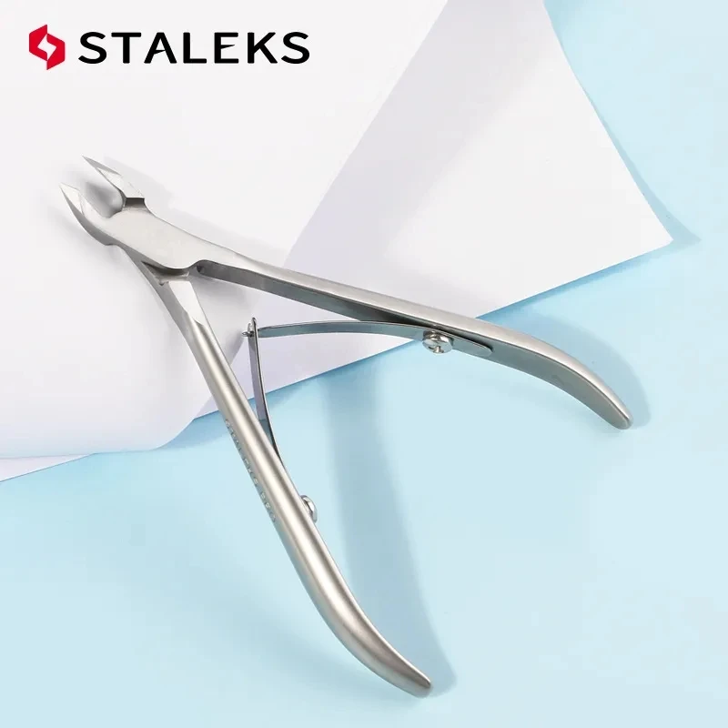 

STALEKS NS-10-4 Dead Skin Scissors Manicure Fingernail Toenail Cuticle Nipper Stainless Steel High Precision Trimming Nail Tools