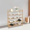 5-tier Bamboo Shoe Rack Multi-tier Shoe Storage Rack Free Standing Shoes Shelf Organizer 3