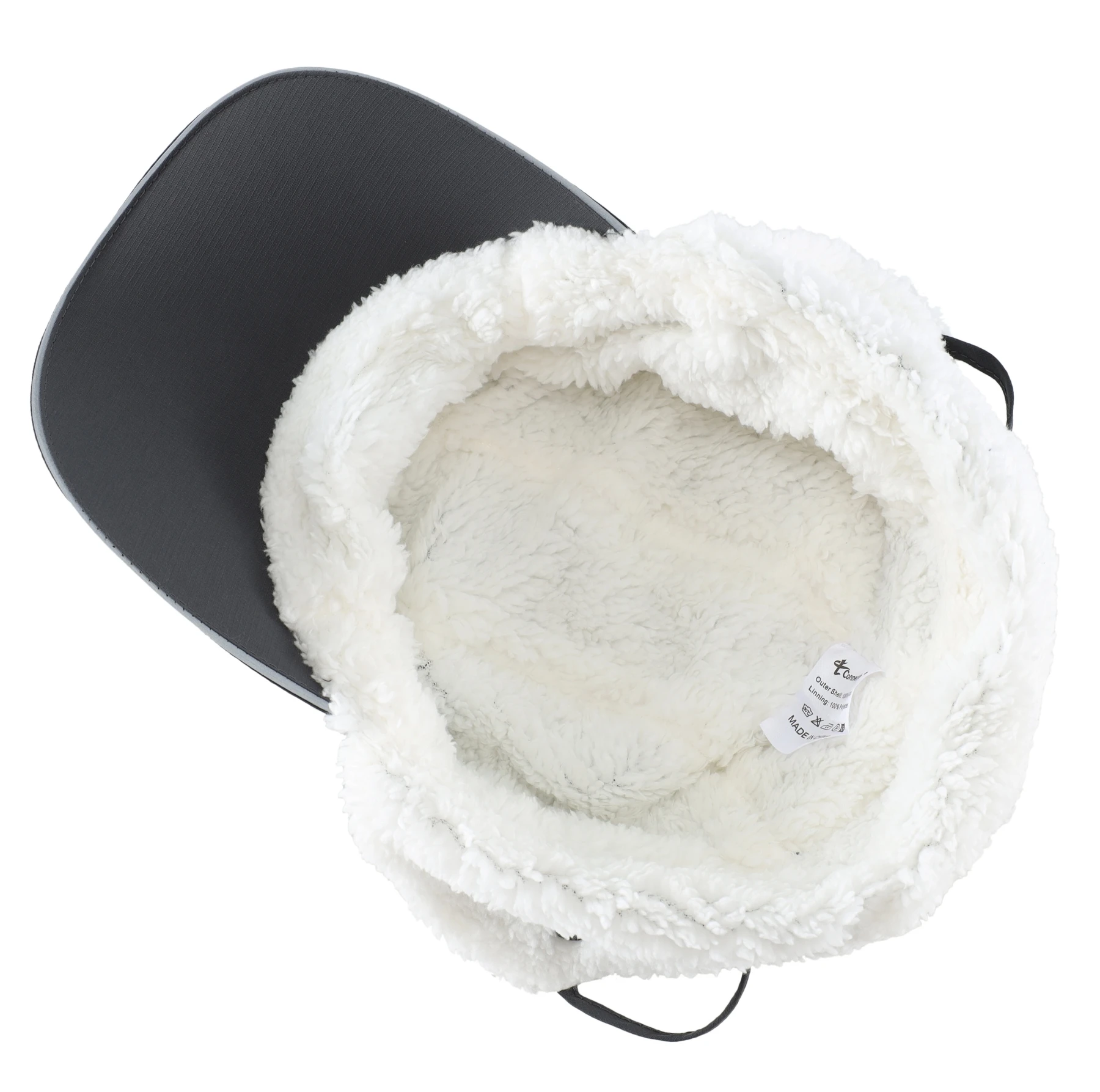 Connectyle Winter-Ohrenklappenmütze für Herren und Damen, mit Sherpa gefütterte Baseballkappe, wasserabweisend, reflektierend, verstellbar, warm, Sportmütze – Detail 24