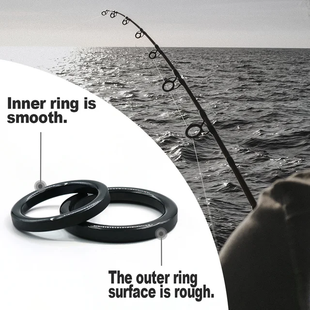 33pcs canne à pêche guides yeux anneau radeau ligne anneau canne à pêche  bâtiment réparation pièces