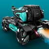Gesture sensing remote control spray car 2.4G four-wheel stunt launch water polo tank car boy machine armour game toy car 4