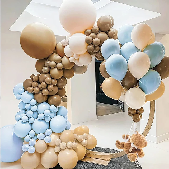 132Pcs palloncini arancioni Kit arco ghirlanda cromato metallizzato oro  marrone palloncino per Baby Shower addio al nubilato decorazioni per feste  di compleanno - AliExpress