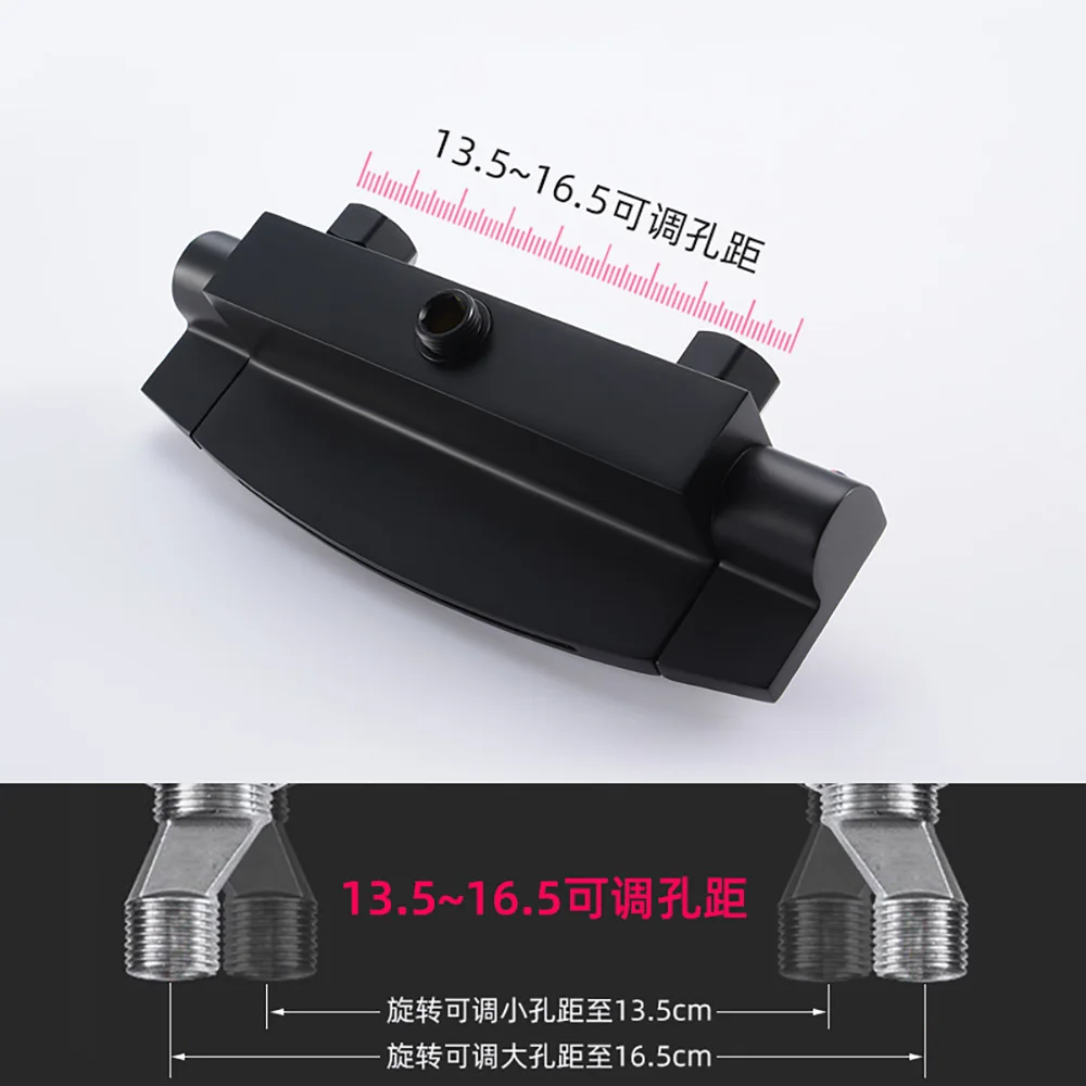 Tianview Waterfall bathtub faucet wall out of the cylinder side hot and cold bath shower shower set into the wall bathtub faucet