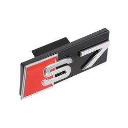 3D ABS Car Hood Front Grille Emblem Decoration (Silver S7)