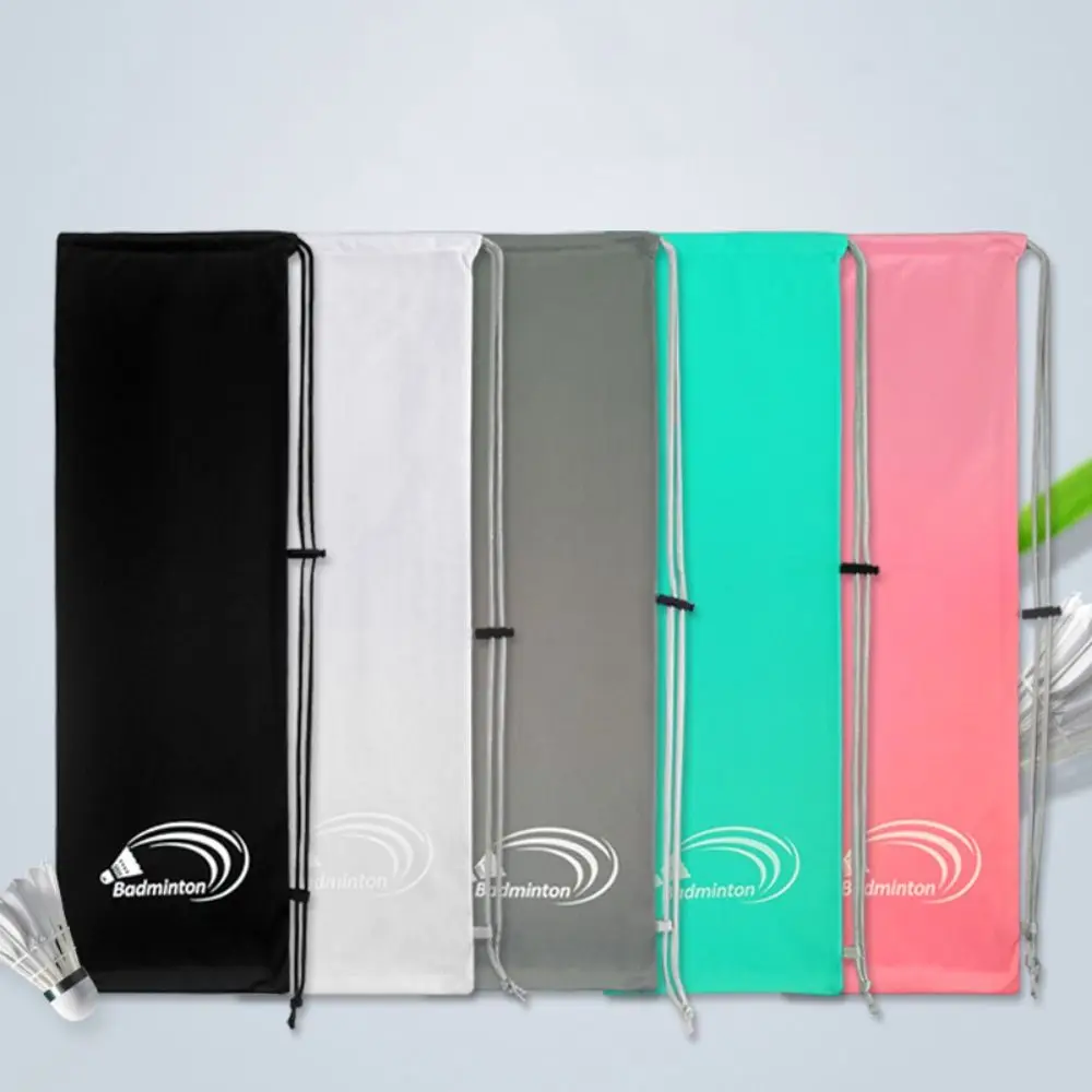 Description Picture 2 of itemThickening Badminton Rackets Bag Wear Resistant Large Capacity Racquet Pouch Cover Resistant To Dirt Black Protective Sleeve