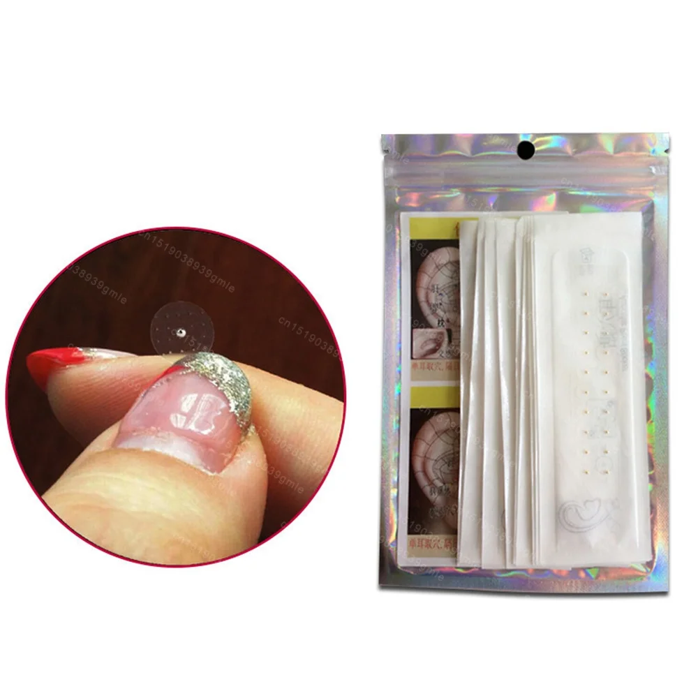 20Pcs/100Pcs Ear Seeds Acupunctures Kit Acupuncture Magnetic Beads Auricular Transparent Ear Point Stickers Ear Pressure Stick