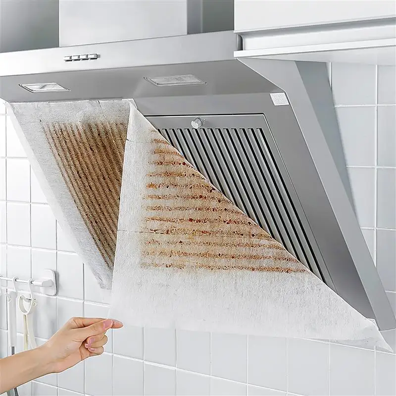Cooker Hood Filter 1 Roll Range Kitchen Hood Filter Paper 10m