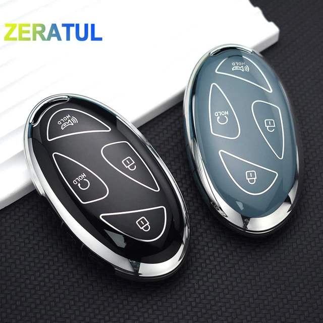 5/7 Bottons/Car Key Case for Hyundai Ionic 6 Grandeur GN7 2023 Kona Ev 2023  Leather Car Smart Romote Key Fob Cover Accessories - AliExpress