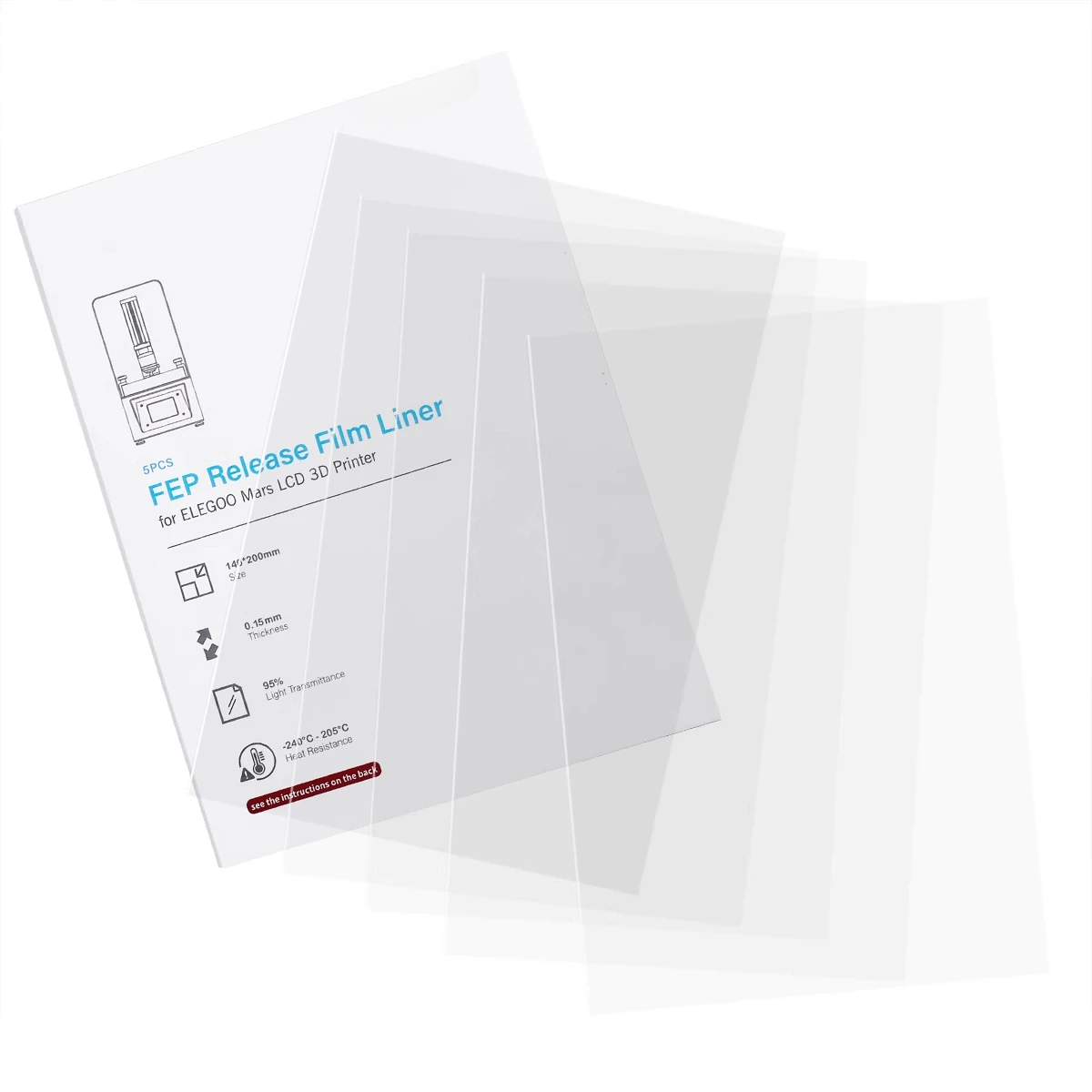 Light curing 3d printer accessories, release film 3d printer accessories