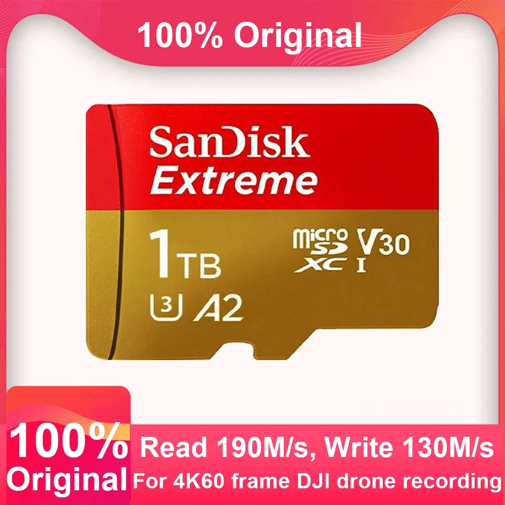 Sandisk Ultra Micro SD 128GB 32GB 64GB 256GB 400GB 512GB 1TB Micro SD Card  SD/TF