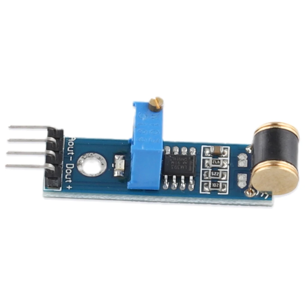 801S 진동 센서 스위치 알람 모듈, 감도 조절 가능, 아날로그 출력 진동 센서, LM393 DC 5V 4 핀, Arduino