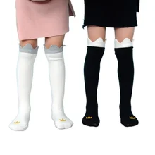 YK Warmom – chaussettes hautes en coton pour bébé fille, imprimées, chaussettes longues et douces, à la mode, collection printemps automne 
