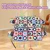 0-36M Baby Early Learning Toy Black and White High Contrast Sensory Books Toy Puzzle Cloth Book Game Pad Infants Activity Toys 3