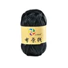 100g 1PC Thick Cloth Yarn for Hand Knitting Woven Scarf Bag Magic Bright Color Cloth Champagne Imitation Leather Yarn 5