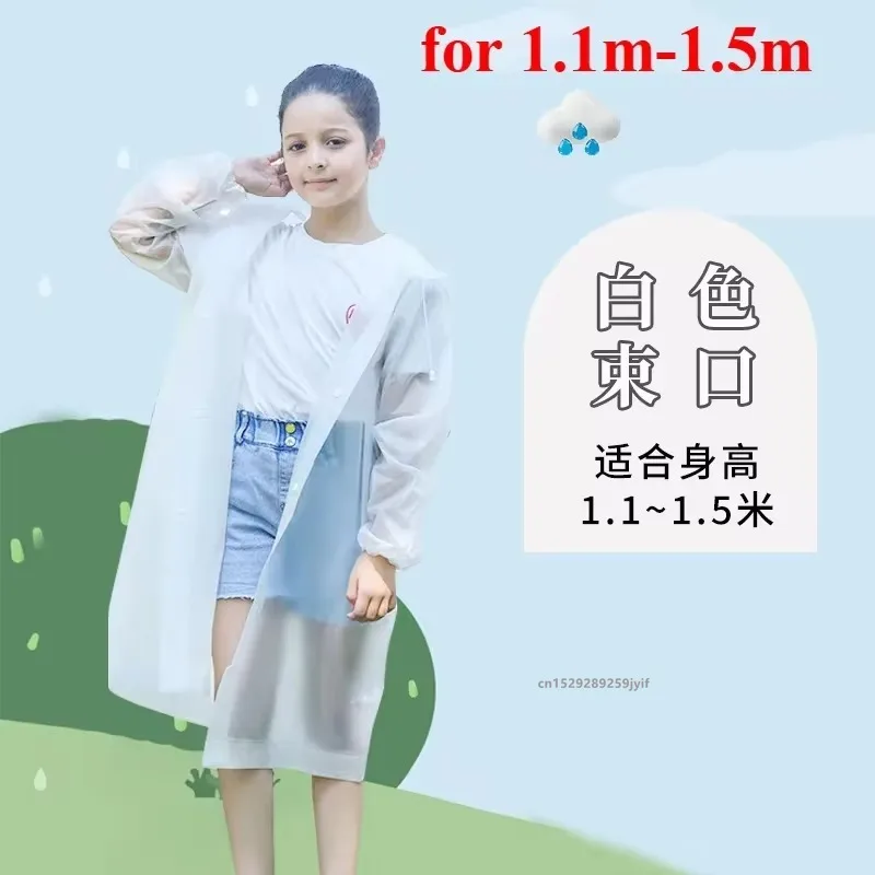Children Waterproof Rain Poncho Non-Disposable Travel Rain Gear Coat Outdoor Hiking Accessories Child Raincoat Kids Rainwear raincoat poncho