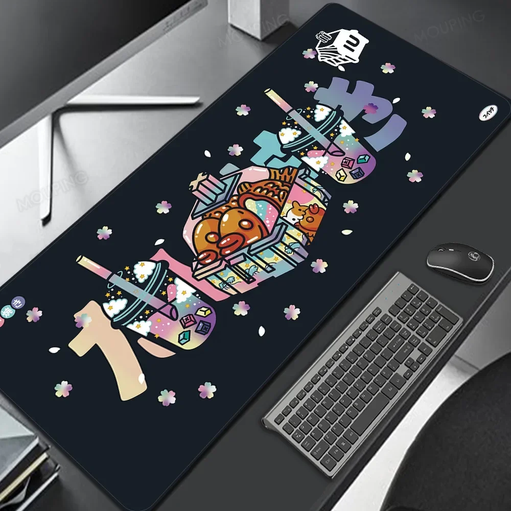 Switch Pad Gaming Black and White Mouse Pad Kawaii Japan Mousepad Gamer Desk Mat Mouse Mats Gamer Carpet Office Tables Pc Mat