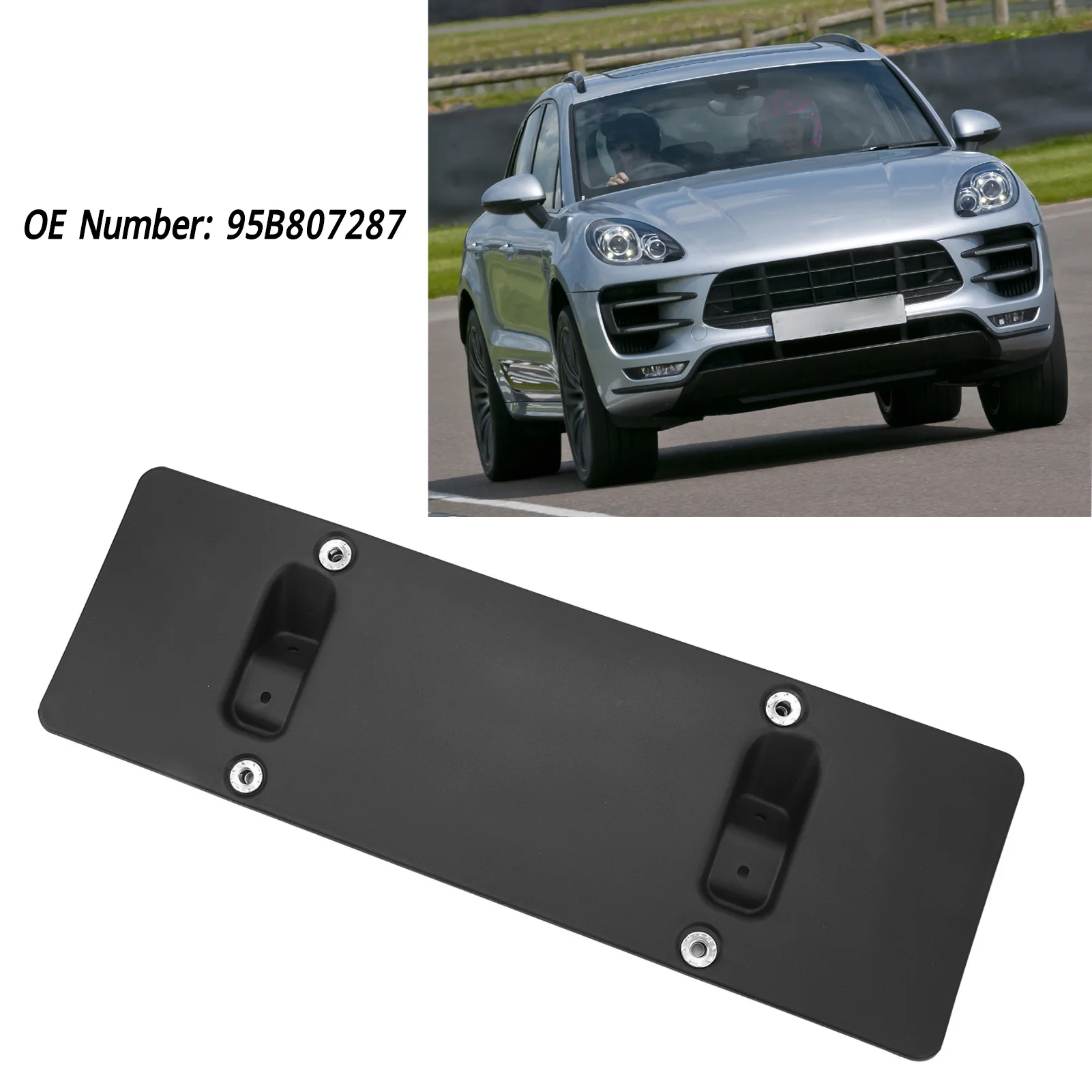 Front License Plate Bracket 95B807287 Bumper License Plate Mount 