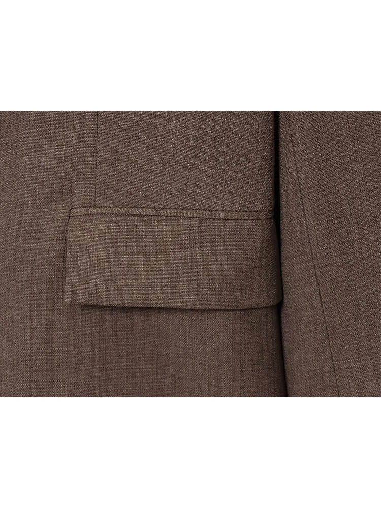 2025 Autumn Women Elegant Suit Pant Sets Chic Long Sleeve Commuting Suit Coat Slim Pants Set New Lady Office Blazer Outfits