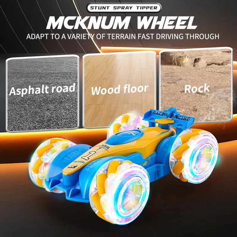 4Wd Rc Car Toy 2.4G Radio Remote Control Cars Rc Watch Gesture Sensor Rotation Twist Stunt Drift Vehicle Toy for Children Kids