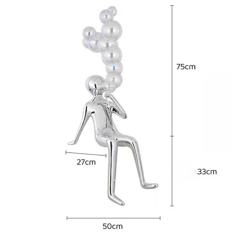 منحوتات حديثة لغرفة المعيشة ، جمالية إبداعية ، أشخ...