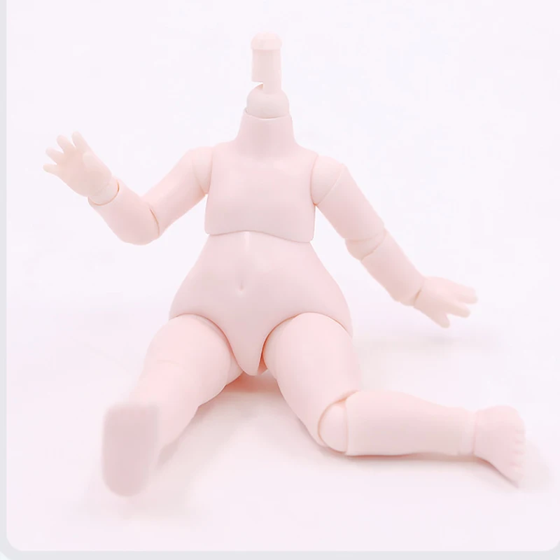 New 12cm Height Cute Ob11 Doll Toy 1/12 Bjd Multi Joints Movable Diy Dress Up Toys 4