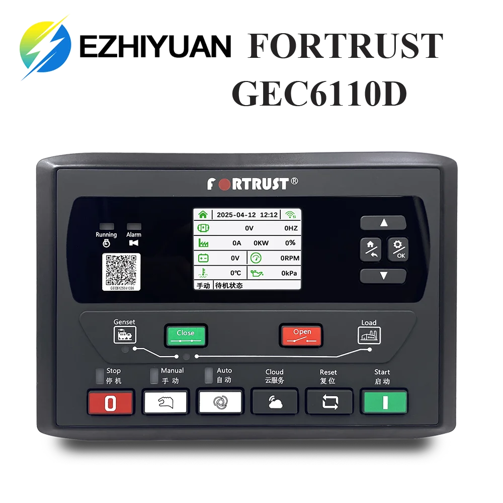 Fortrust Control Panel Módulo controlador Fortrust 6110D para grupo electrógeno diésel panel ...