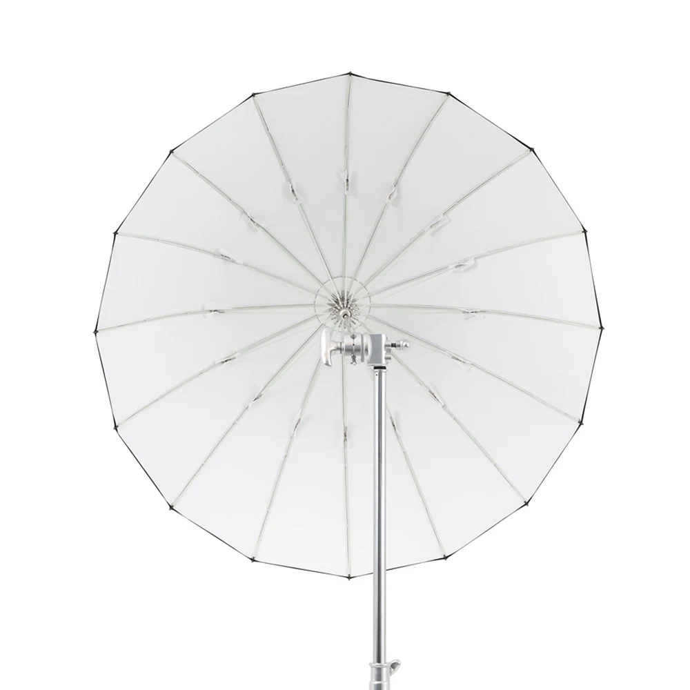 Godox UB-105W 포물선 블랙 화이트 반사 우산, 스튜디오 라이트 우산, 블랙 실버 디퓨저 커버 천, 41 인치, 105cm